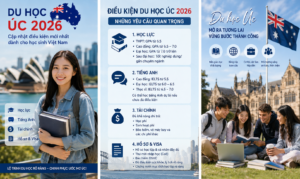 Điều kiện du học Úc mới nhất 2026: Hồ sơ, chi phí, visa A-Z